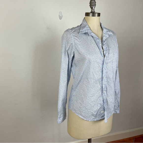 Frank & Eileen Eileen Mini-Floral Modal Button-Down Shirt - Picture 2 of 8